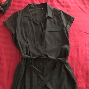 Button down shirt dress